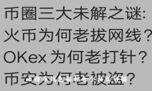 比特币钱包解锁命令格式详解