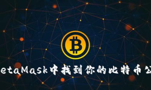如何在MetaMask中找到你的比特币公共地址？