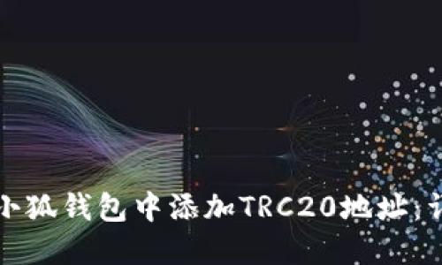 如何在小狐钱包中添加TRC20地址：详细指南